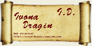 Ivona Dragin vizit kartica